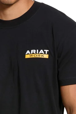 Hot Rebar Cotton Strong Roughneck Graphic T-Shirt Riding Shirts