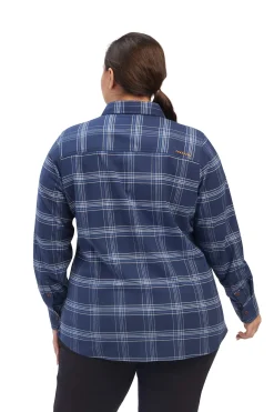 Best Rebar Women´s Flannel DuraStretch Work Shirt Women Tops & T-shirts