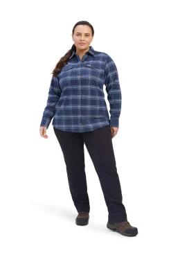 Best Rebar Women´s Flannel DuraStretch Work Shirt Women Tops & T-shirts