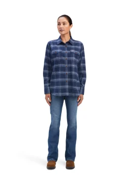 Best Rebar Women´s Flannel DuraStretch Work Shirt Women Tops & T-shirts