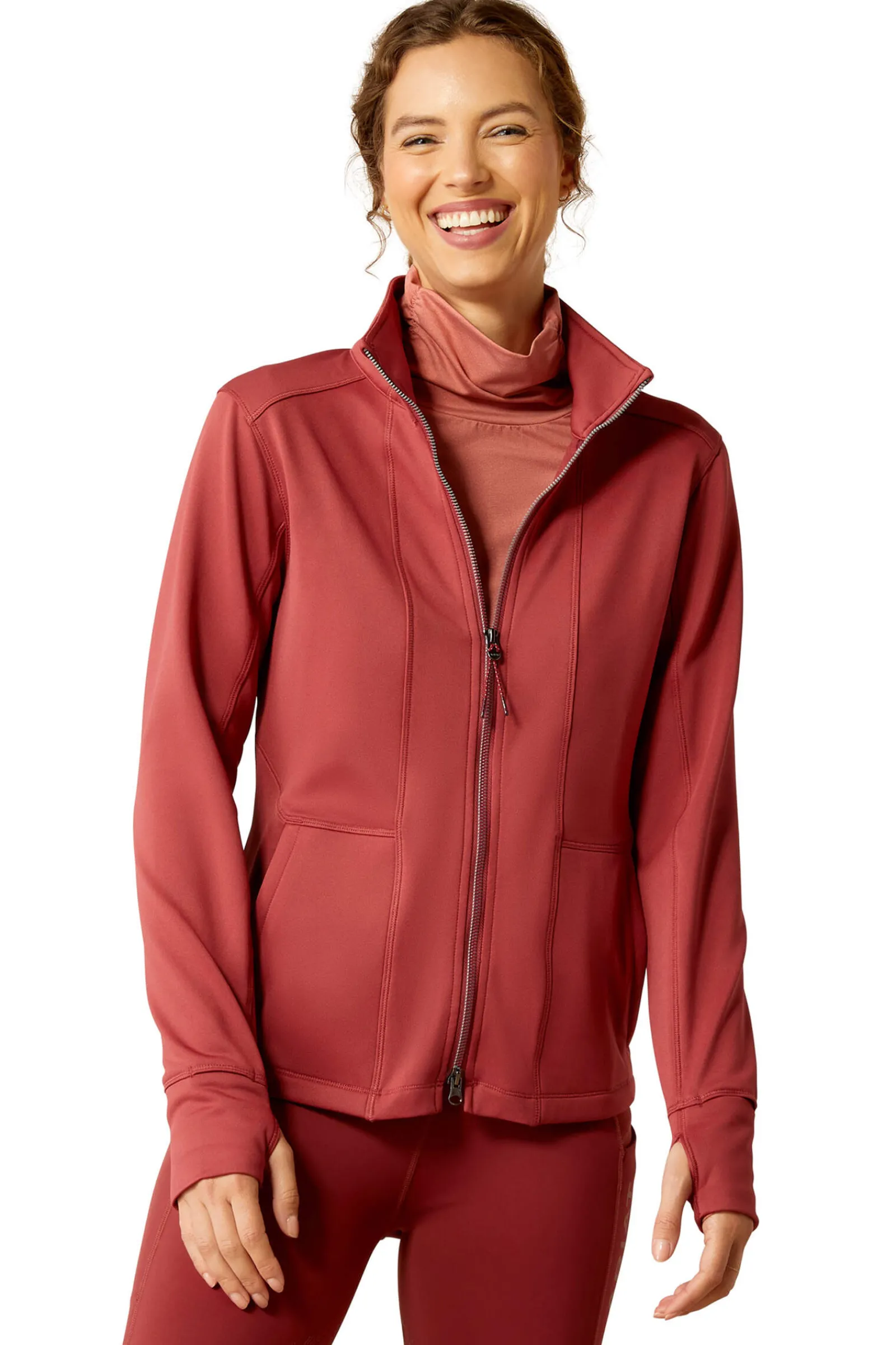 Fashion Zaphus Full Zip Sweatshirt Women Riding Jumpers & Fleeces