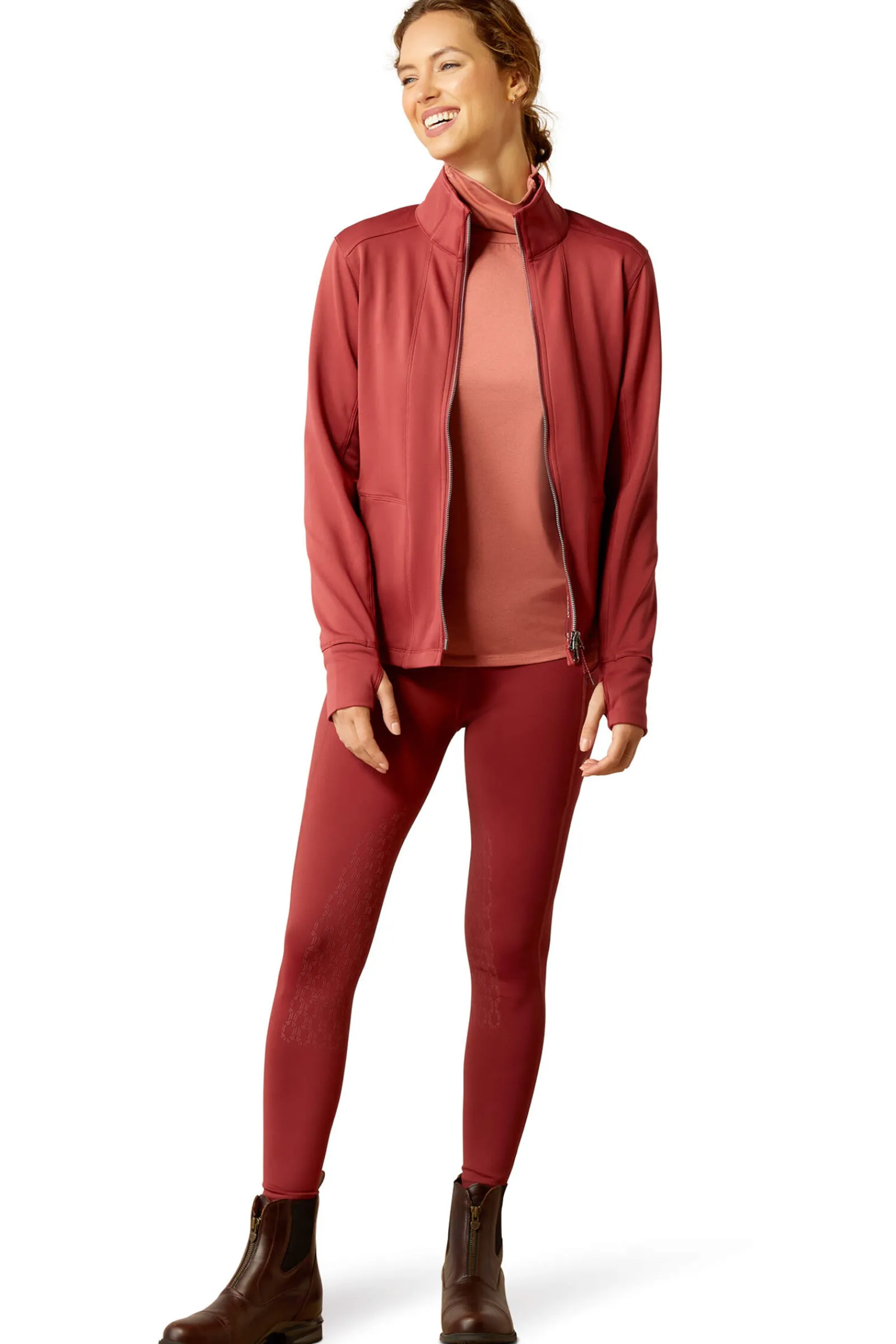 Fashion Zaphus Full Zip Sweatshirt Women Riding Jumpers & Fleeces
