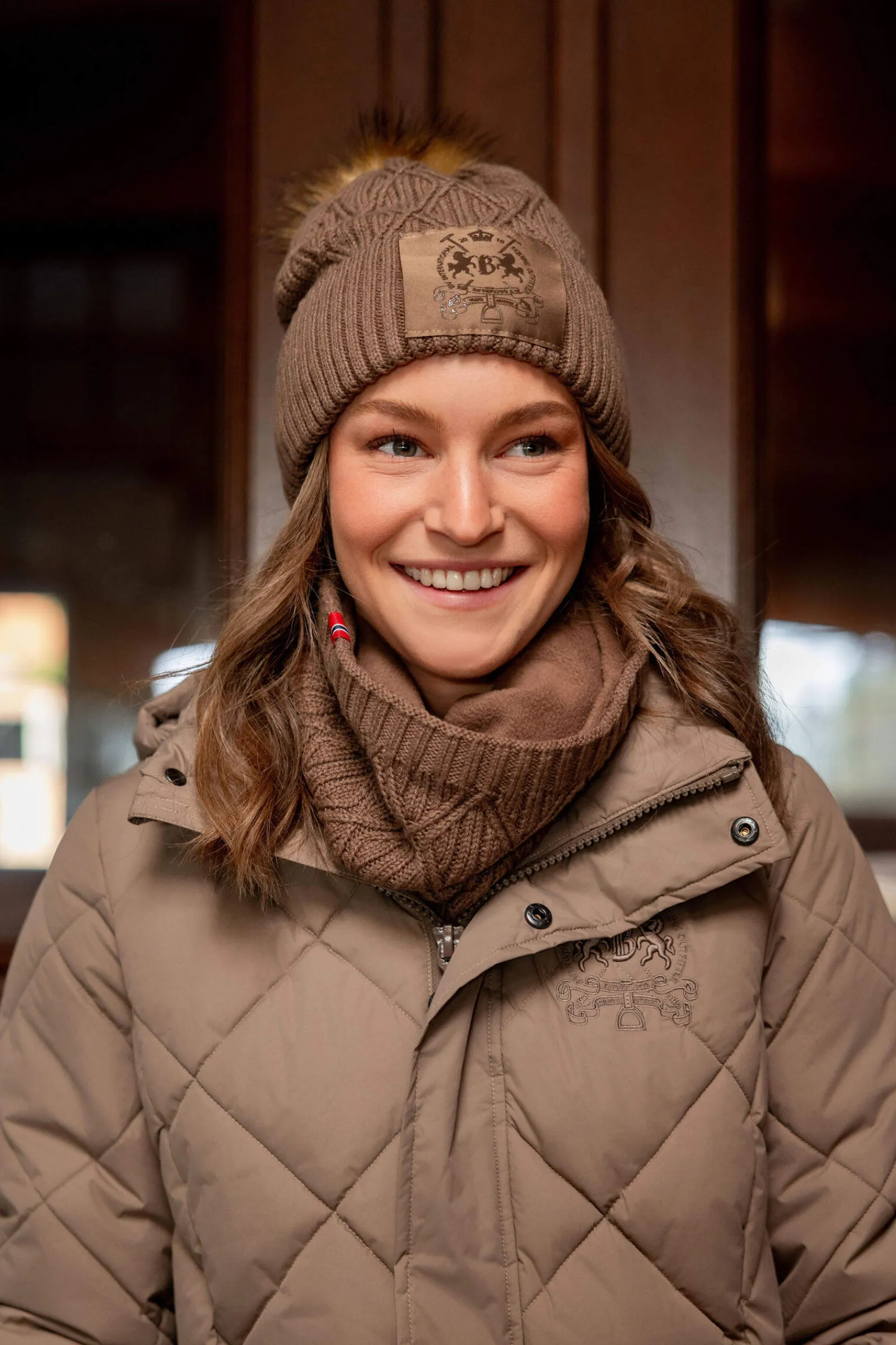 Hot B Vertigo Faye Knitted Loop Scarves