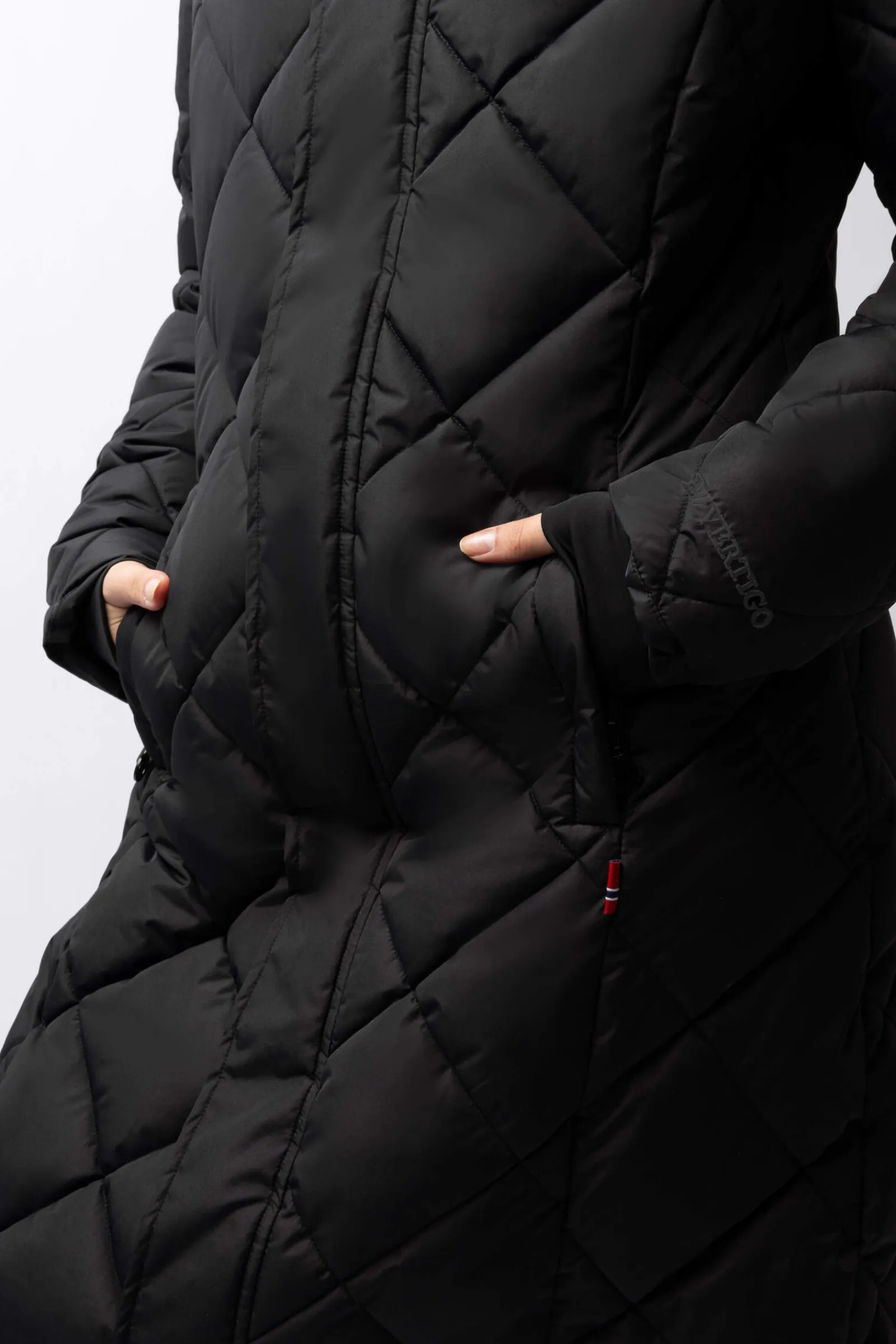 Discount B Vertigo Gem Long Padded Coat Women Coats & Jackets