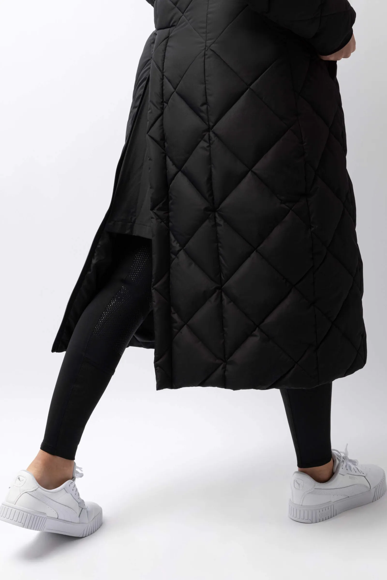 Discount B Vertigo Gem Long Padded Coat Women Coats & Jackets