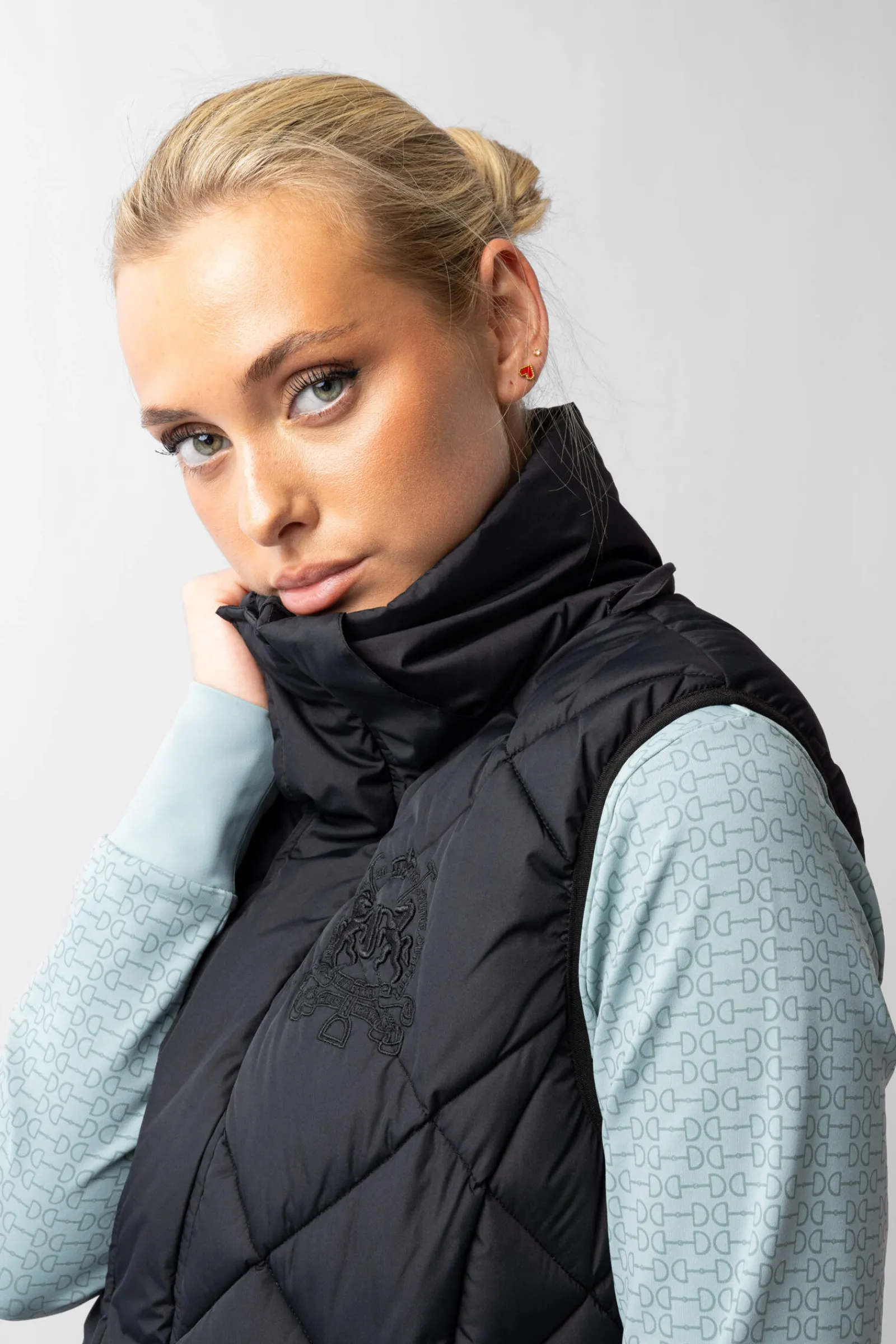 Fashion B Vertigo Gem Women´s Long Padded Riding Vest Women Coats & Jackets