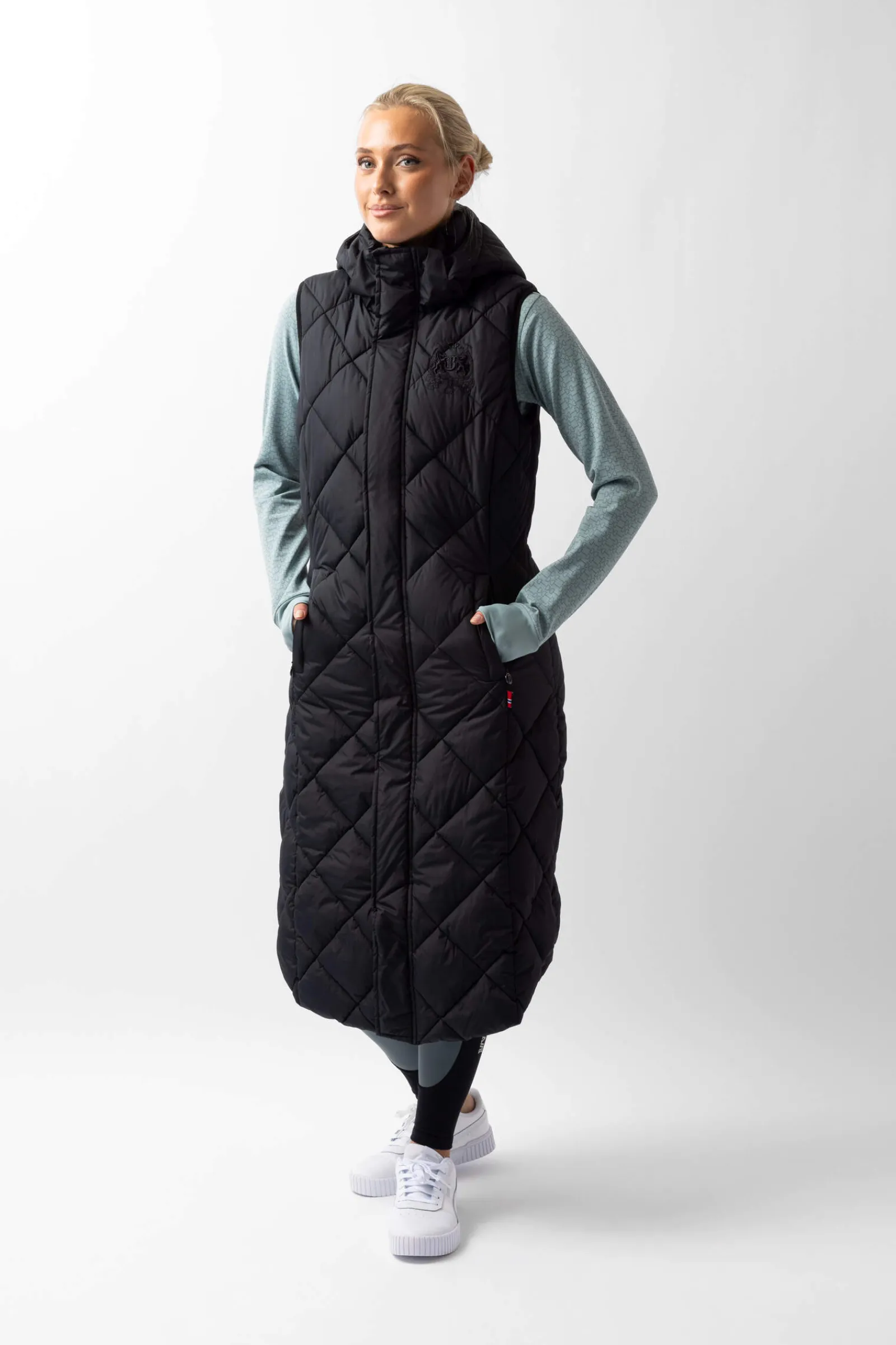 Fashion B Vertigo Gem Women´s Long Padded Riding Vest Women Coats & Jackets