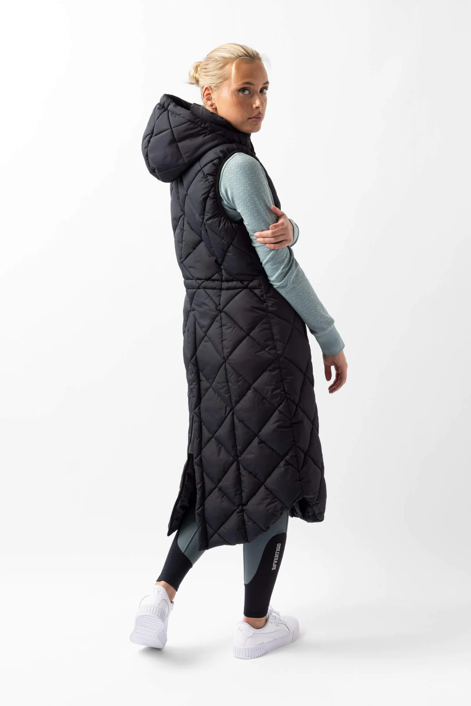 Fashion B Vertigo Gem Women´s Long Padded Riding Vest Women Coats & Jackets
