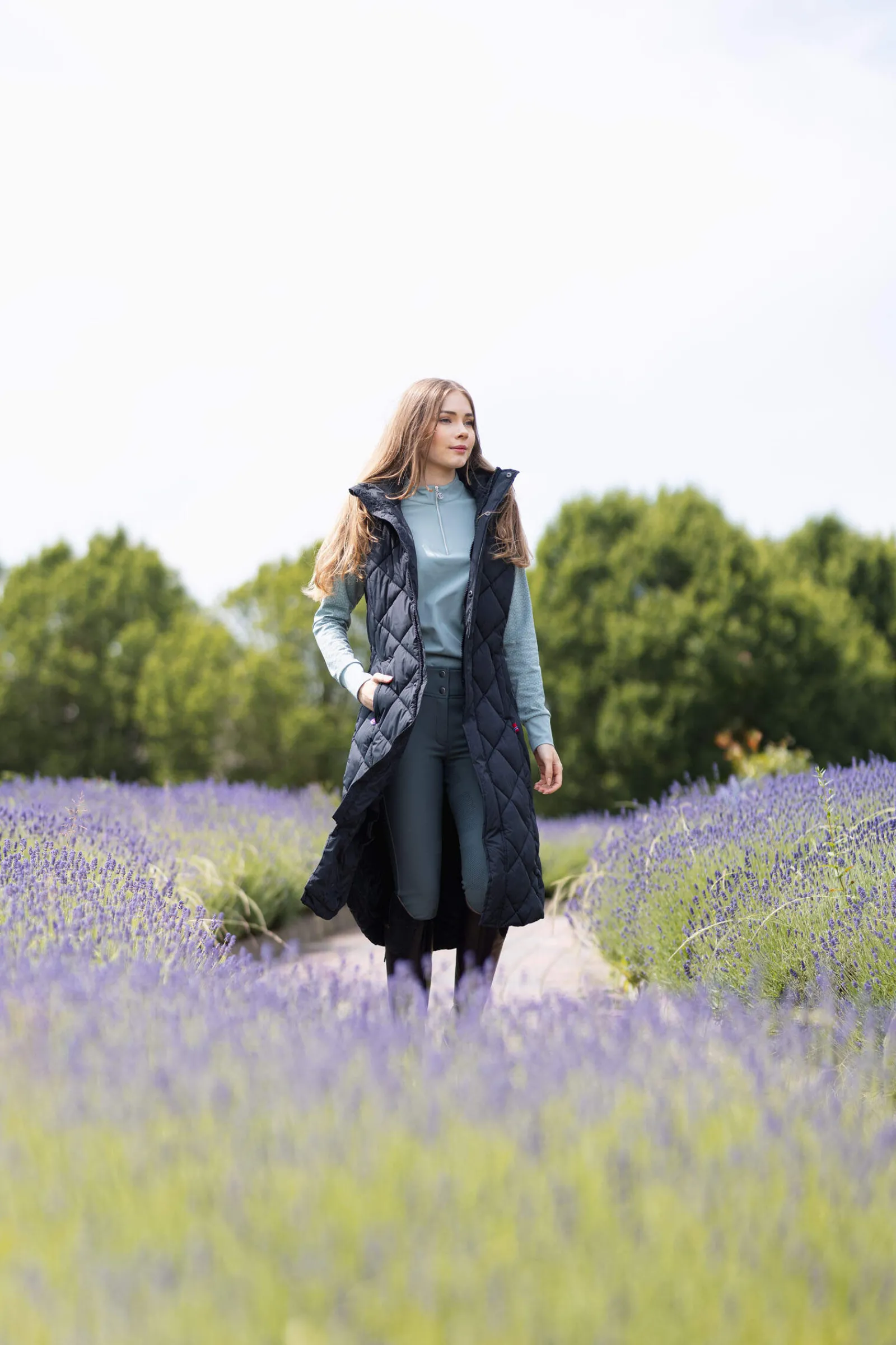 Fashion B Vertigo Gem Women´s Long Padded Riding Vest Women Coats & Jackets