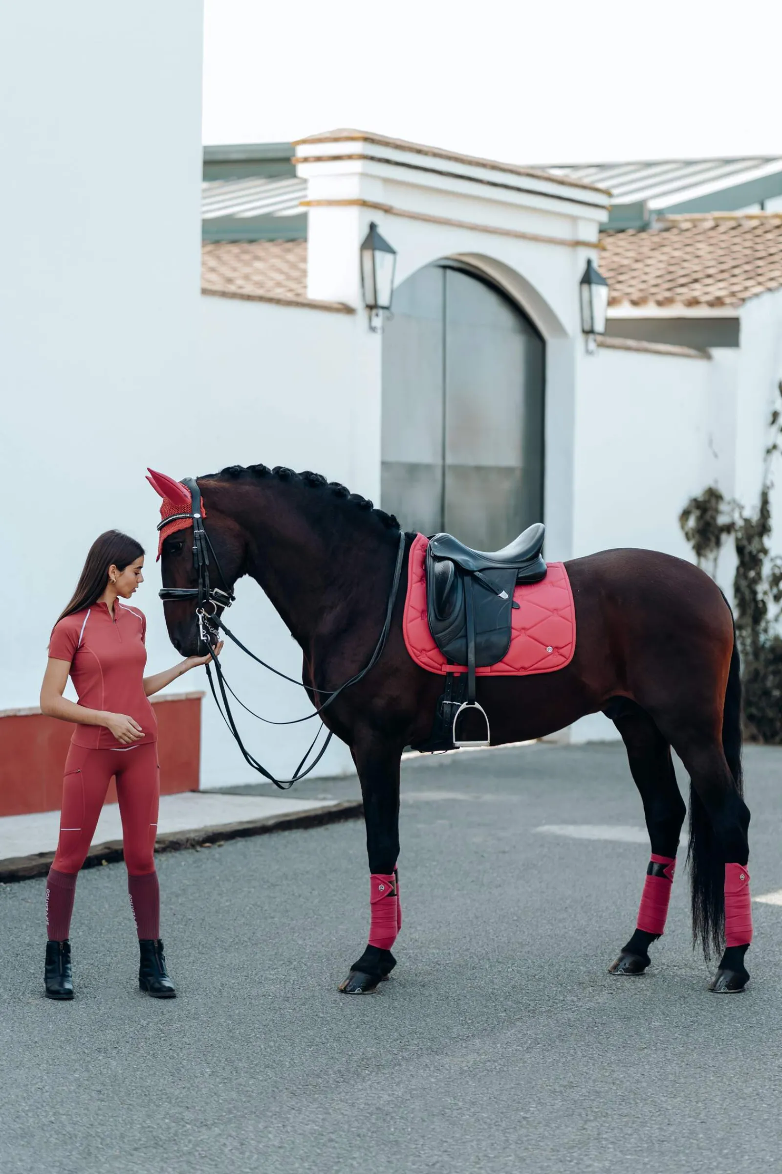 Clearance B Vertigo Laurel Dressage Saddle Pad Dressage Saddle Pads