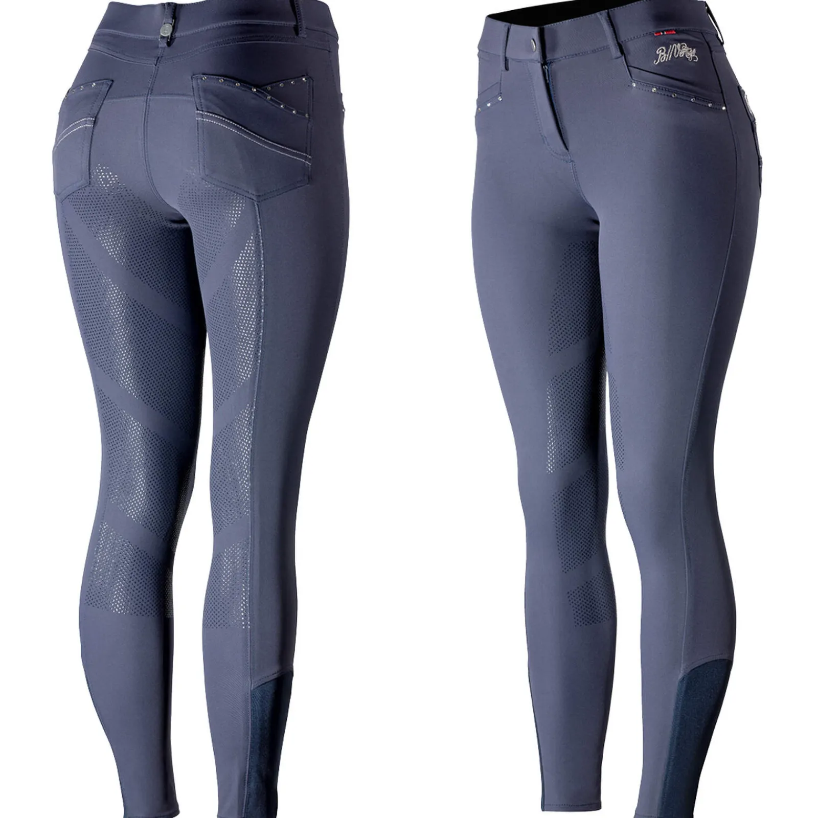 Hot B Vertigo Olivia Full Seat Breeches with silicone Grip for Woman Full Seat Breeches