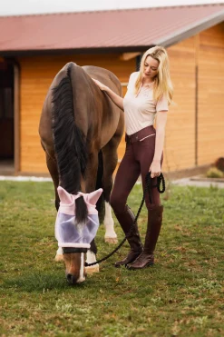 Sale B Vertigo Rouge Reflection Fly Mask Fly Masks & Fringes|Fly Masks & Fringes