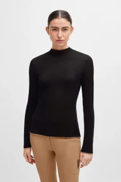 Discount May Soft Knit Turtleneck Women Riding Jumpers & Fleeces