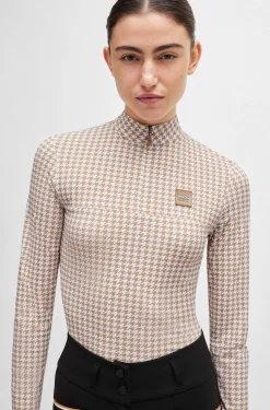 Best Rachel Training Shirt Houndstooth Women Tops & T-shirts