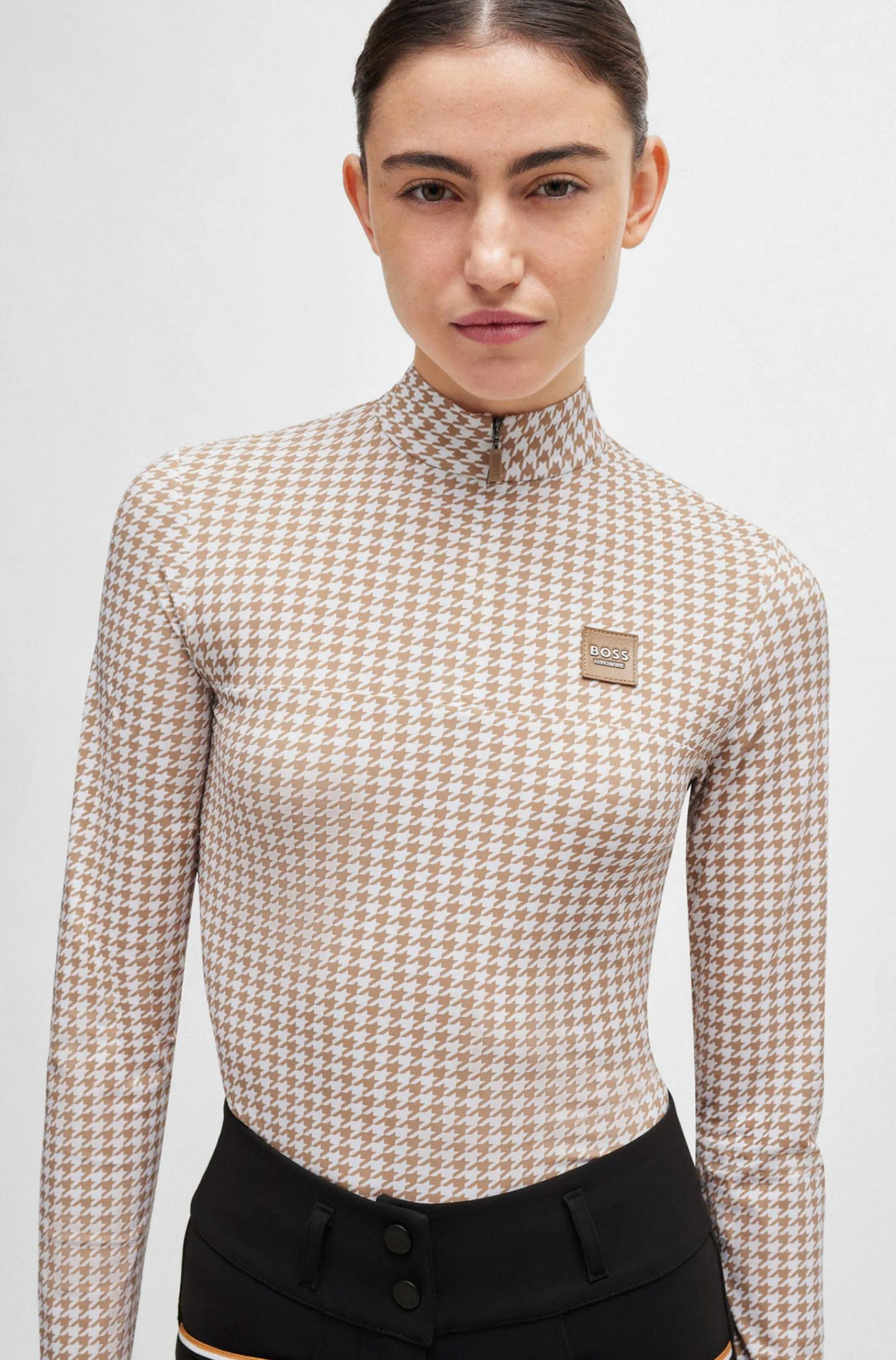 Best Rachel Training Shirt Houndstooth Women Tops & T-shirts