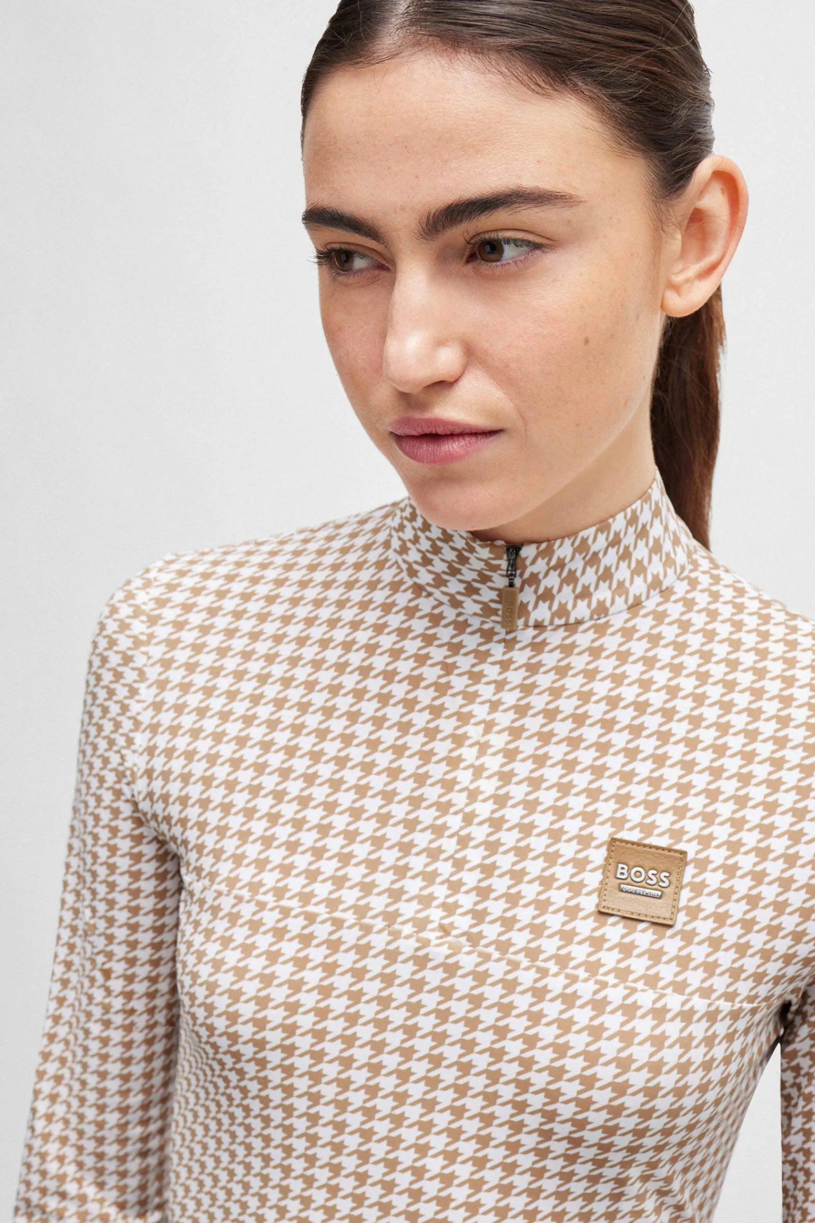 Best Rachel Training Shirt Houndstooth Women Tops & T-shirts