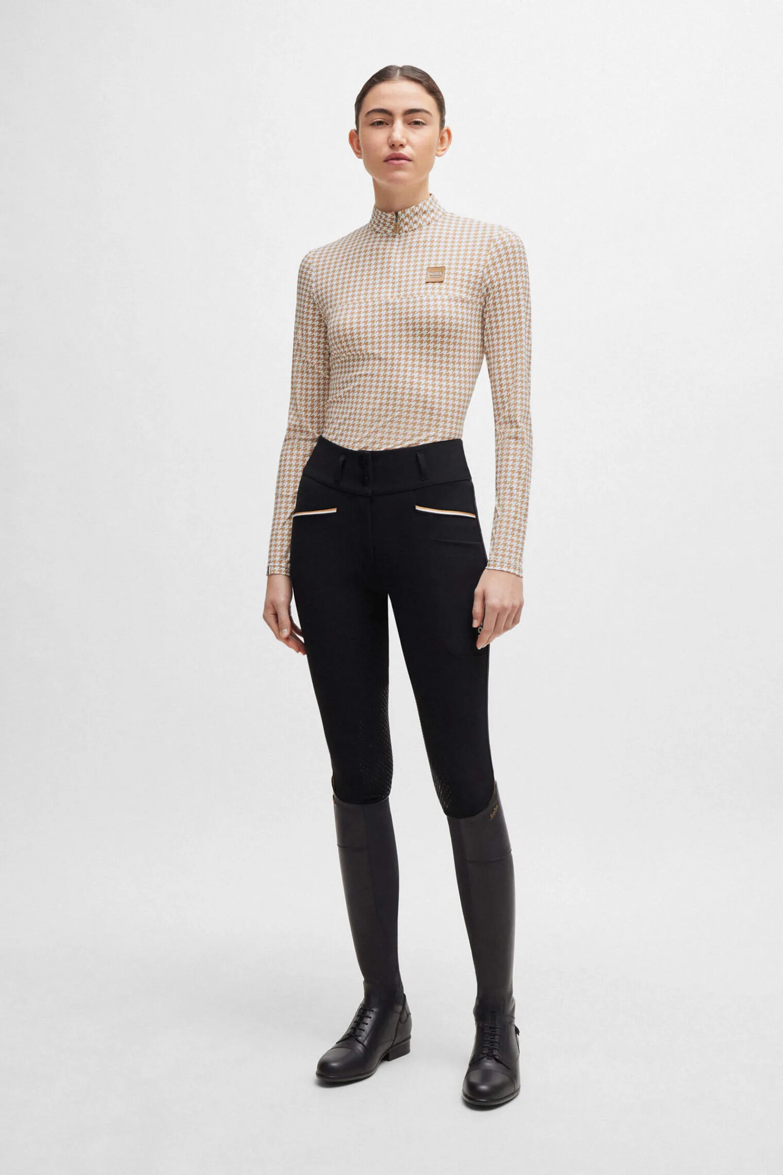 Best Rachel Training Shirt Houndstooth Women Tops & T-shirts