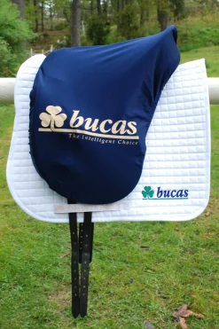 Discount Max Saddle Cover, Shaped, Navy/ logo Saddles