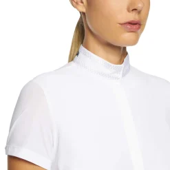 Outlet Cavalleria Toscana Embroidery Short Sleeve Show Shirt Women Show Clothing
