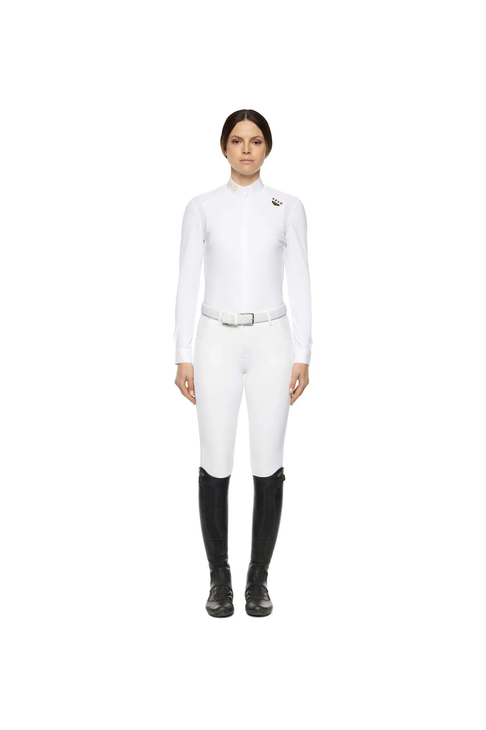 Discount Cavalleria Toscana R-Evo Perforated Epaulet Women Women Show Clothing|Tops & T-shirts
