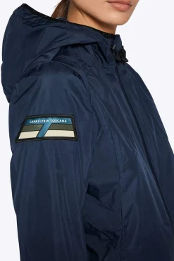 New Cavalleria Toscana Tricolour Enblem Hooded Jacket Women Riding Jumpers & Fleeces