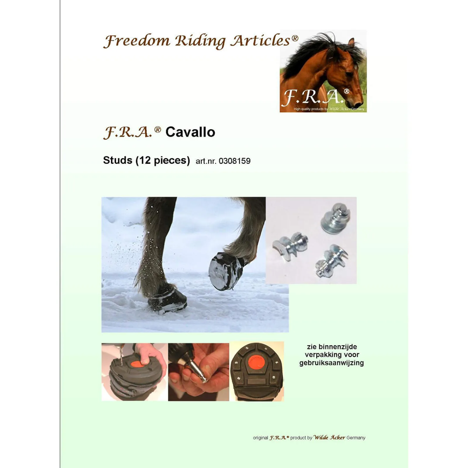 Online Cavallo Hoof Boots F.R.A. stud set, 12 pcs Hoof Boots
