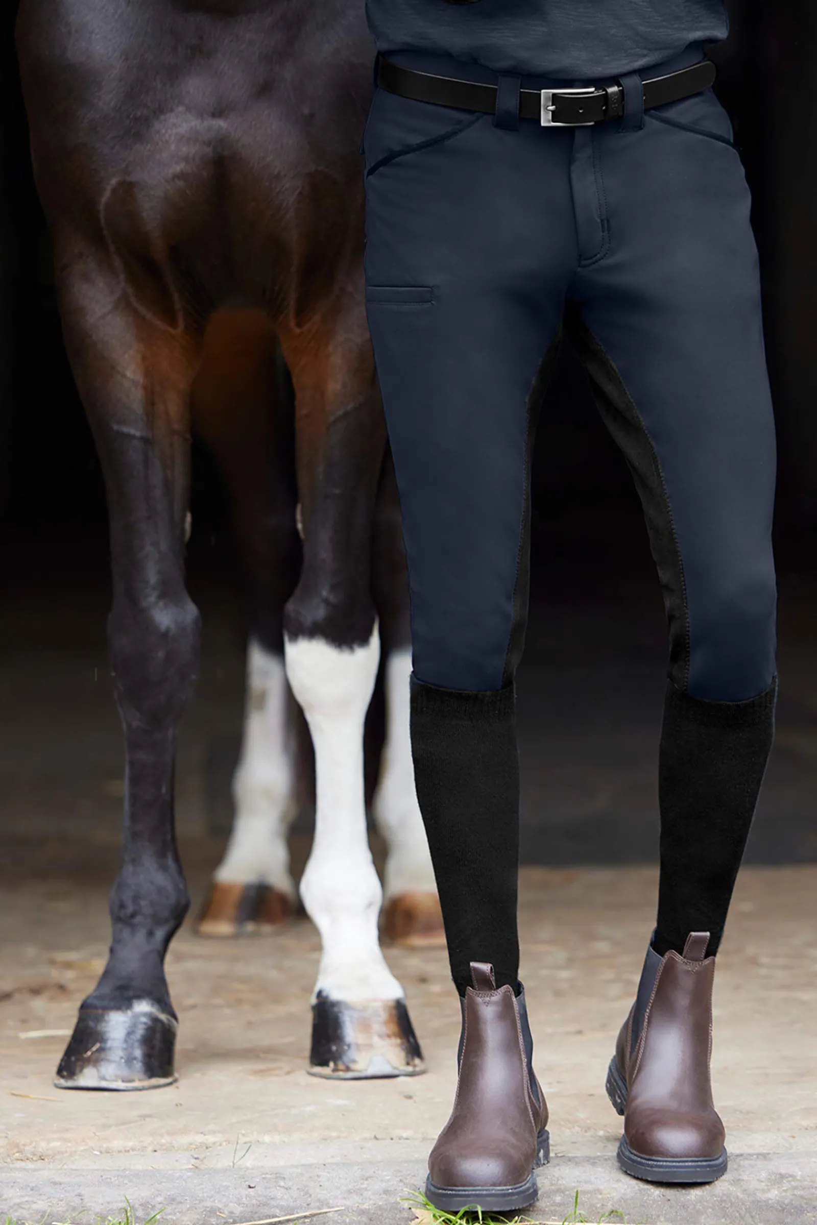 Sale Matteo Classic Men´s Breeches With Faux Leather Full Seat Jodhpurs & Breeches