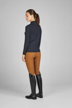 Online Fanatics AW24 Longsleeved 1/2 Zip Shirt Women Tops & T-shirts