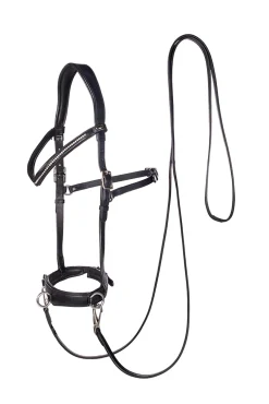 Online F.R.A. Freedom Riding Articles Wendy B Cavesson, Bitless Bridle, Leather Reins w/ Clip Auxiliary Reins & Lunging Aids|Auxiliary Reins & Lunging Aids