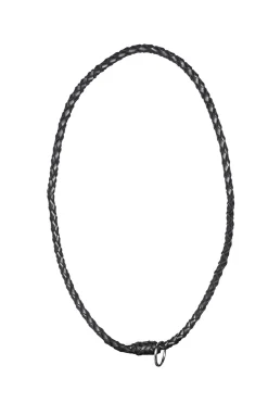 Best F.R.A. Freedom Riding Articles Kripton Neck Rope (System 1) Woven Leather, 15mm Lunge Lines & Lunging Ropes|Auxiliary Reins & Lunging Aids