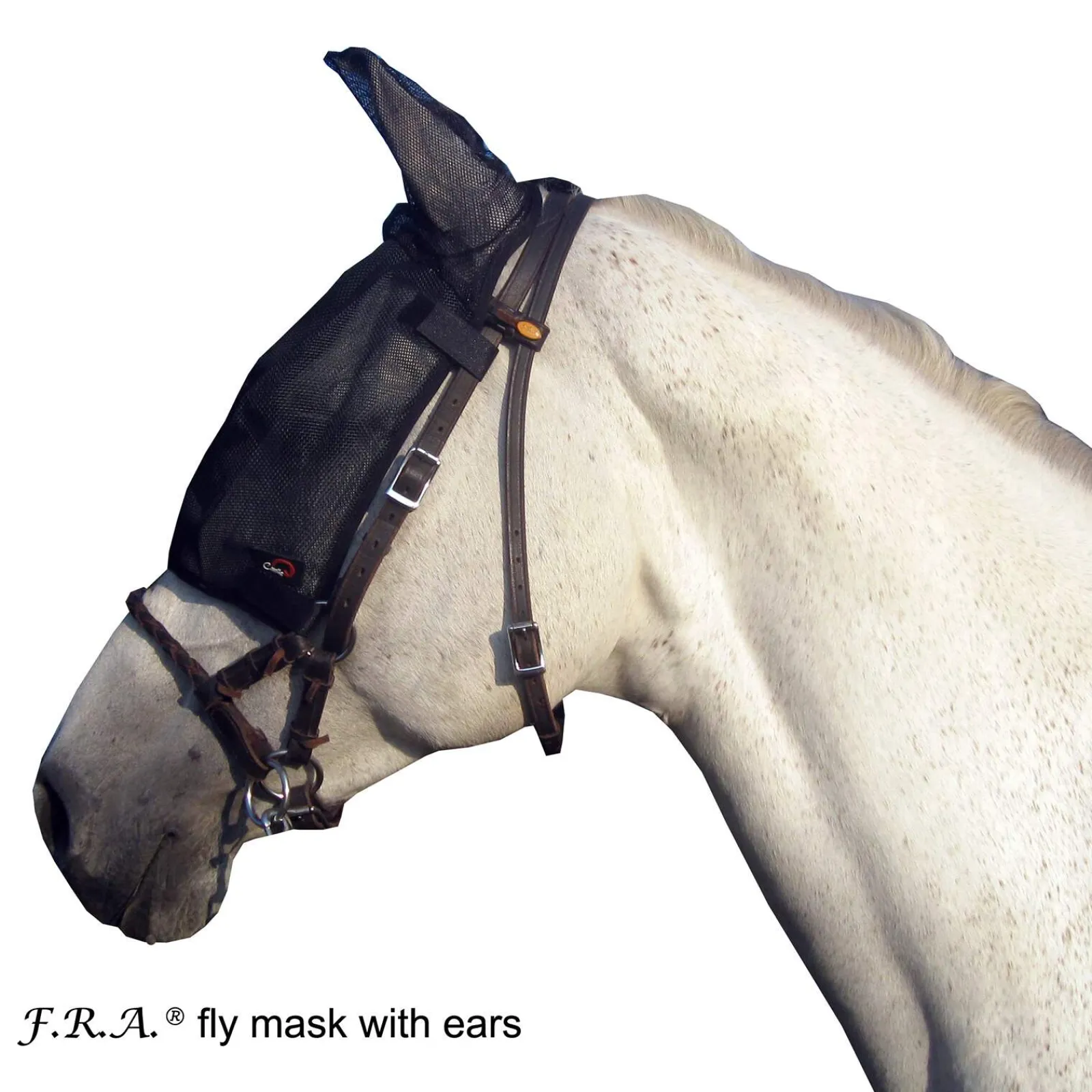 Clearance F.R.A. Freedom Riding Articles Cavallo Fly Mask With Ears Fly Masks & Fringes|Fly Masks & Fringes