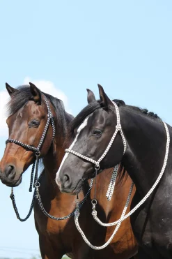 New F.R.A. Freedom Riding Articles Nanouk Bitless Bridle (System 4) Cotton w/ Clip Reins Bridles & Nosebands