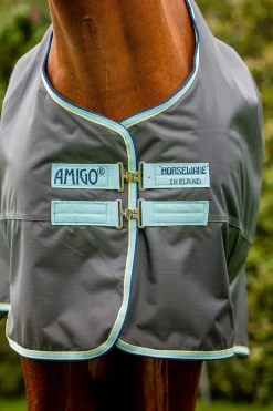 Best Amigo Hero Ripstop Turnout Rug With Fleece Lining, 50g Lightweight Turnout Rugs