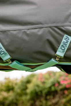 Hot Amigo Hero Ripstop Plus Turnout Rug With Detachable Neck, 200g Medium & Heavyweight Turnout Rugs