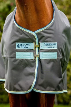 Hot Amigo Hero Ripstop Plus Turnout Rug With Detachable Neck, 200g Medium & Heavyweight Turnout Rugs