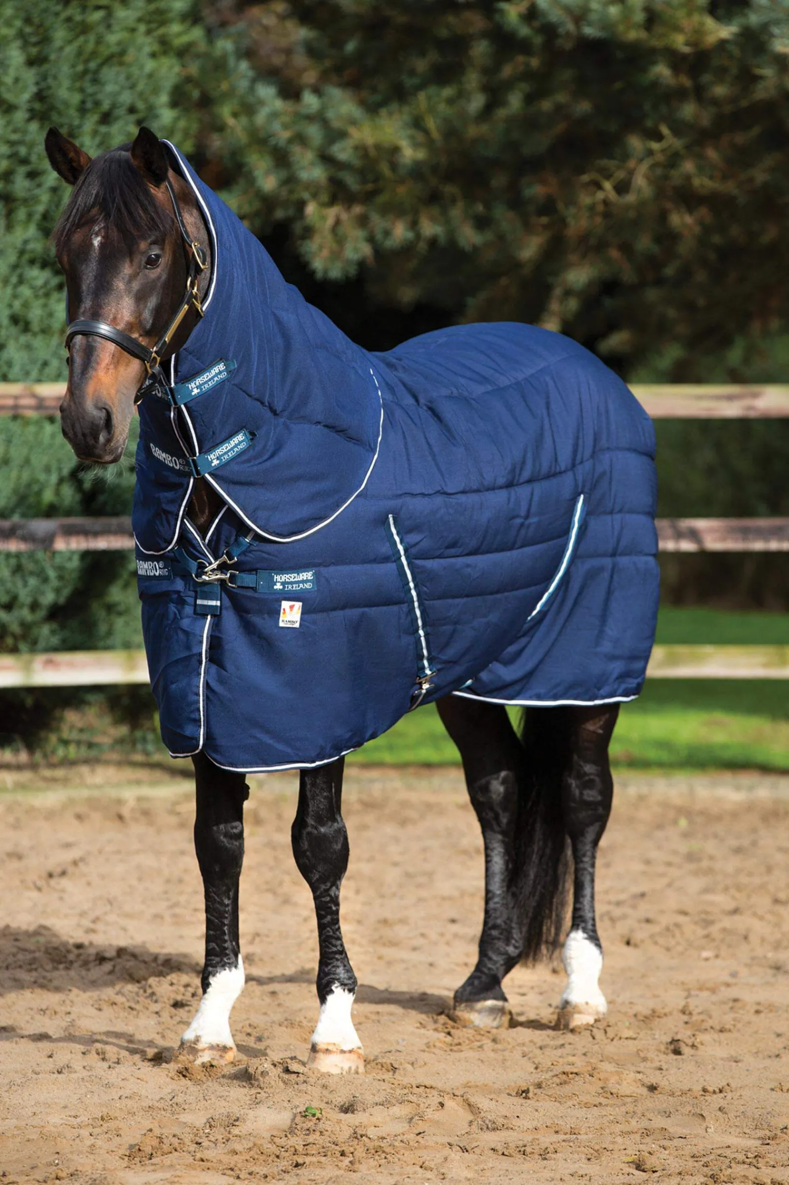 Discount Rambo Plus Vari-Layer Stable Rug With Detachable Neck, 450g Stable Rugs & Liners