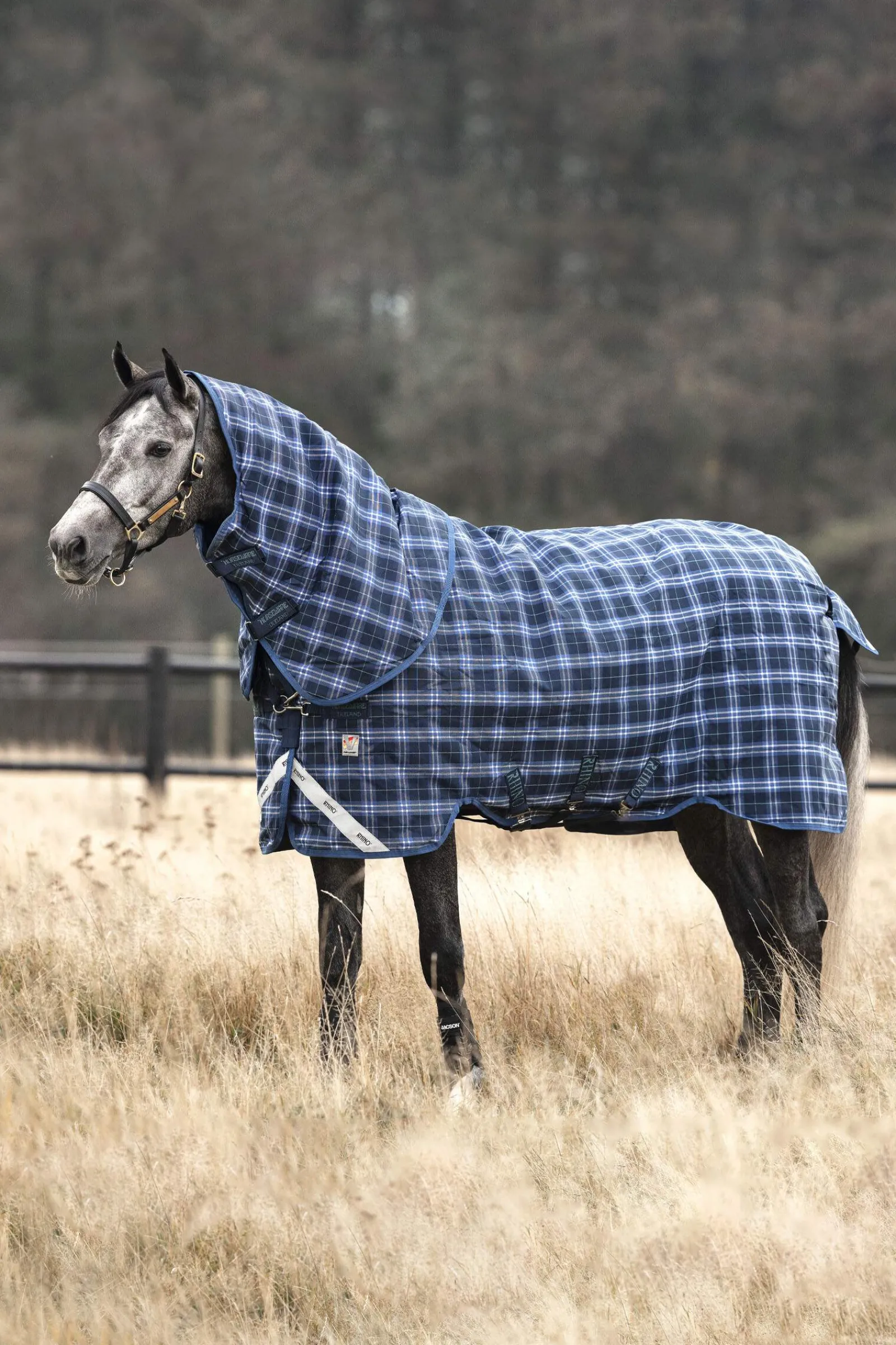 Discount Rhino Plus Vari-Layer Turnout Rug With Detachable Neck, 250g Medium & Heavyweight Turnout Rugs