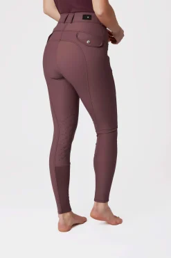 New Andrea High Waist Silicone Knee Patch Breeches for Woman Knee Patch Breeches