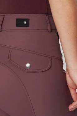 New Andrea High Waist Silicone Knee Patch Breeches for Woman Knee Patch Breeches