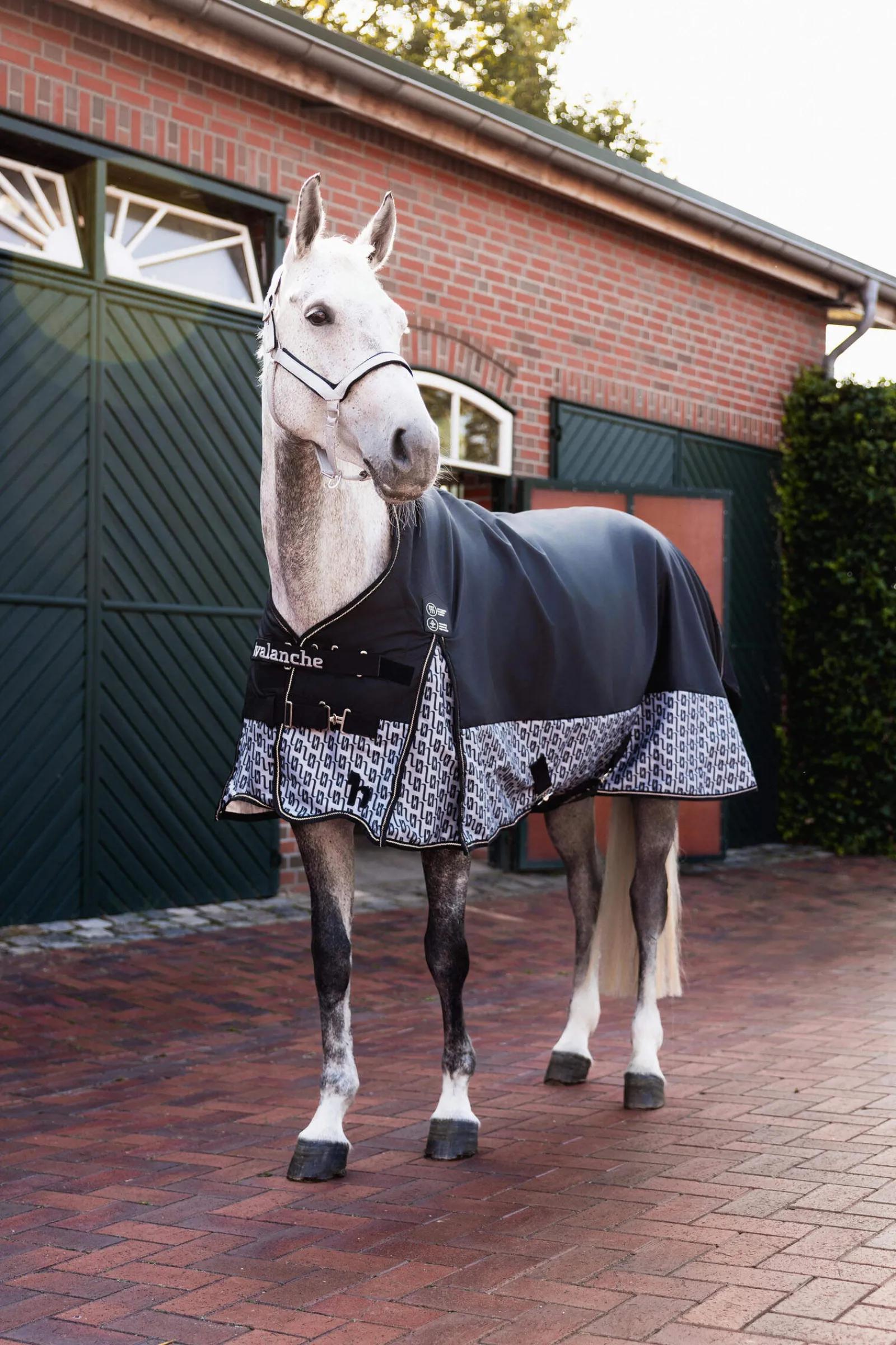 Sale Avalanche 1200D Lite Medium Turnout with Fleece lining Lightweight Turnout Rugs