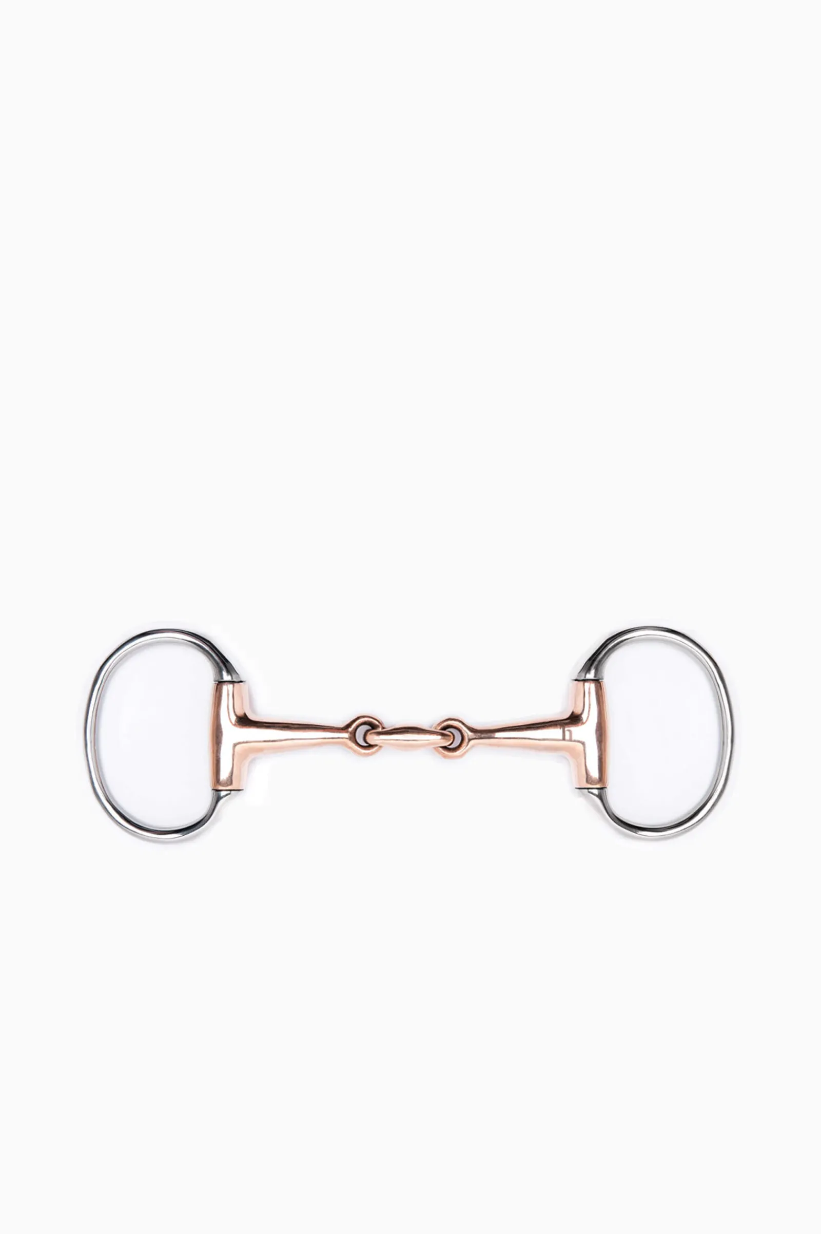 Online Double-Jointed Eggbutt Bit, 16mm thickness, 70mm rings Eggbutt Snaffles Bits