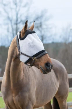 Clearance Fly Mask With Mesh And Soft Pile Fly Masks & Fringes|Fly Masks & Fringes
