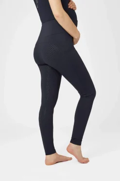 Fashion Ginny Maternity Silicone Full Seat Riding Tights with Phone Pockets Riding Tights
