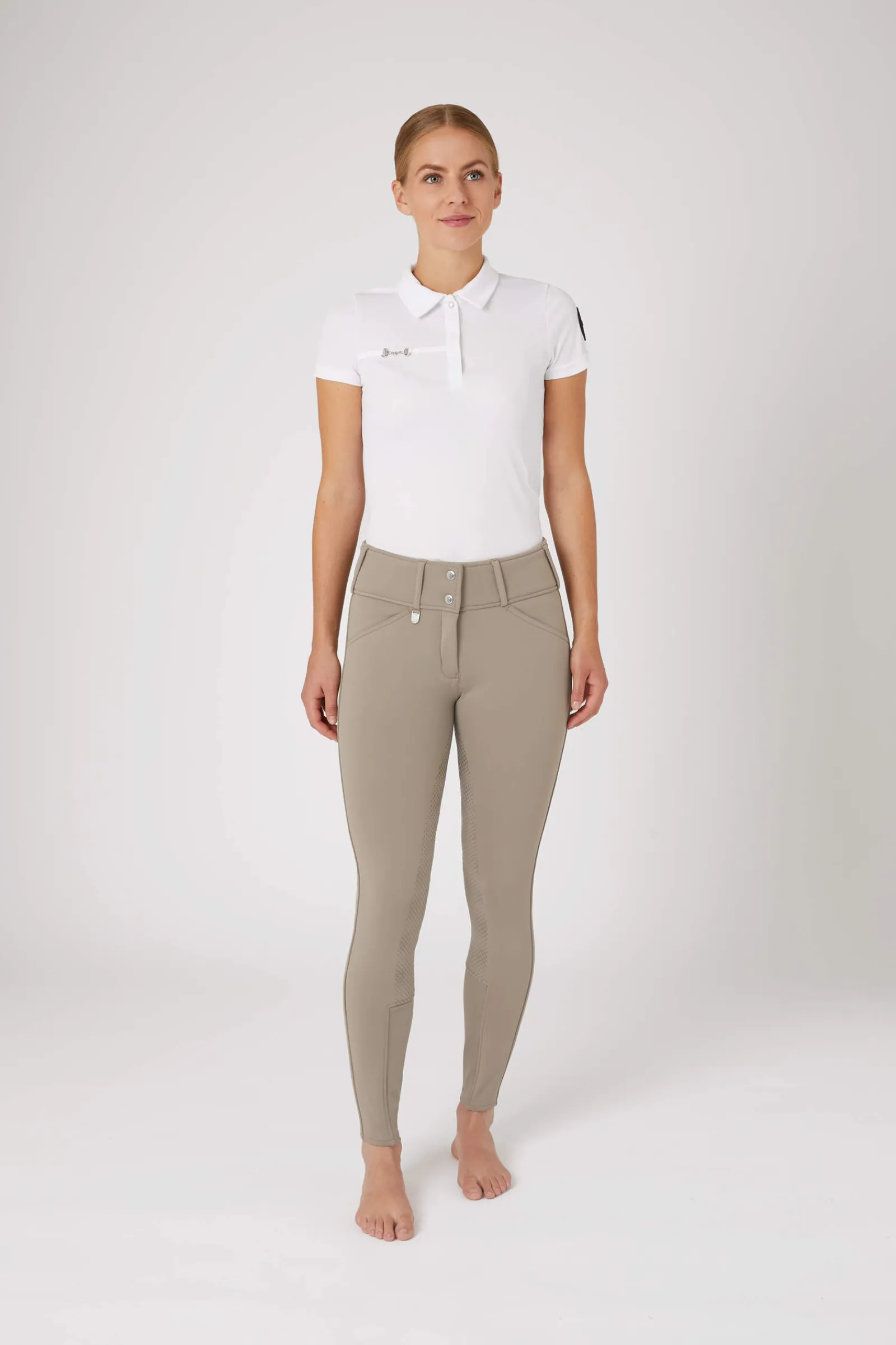 Clearance Grand Prix Thermo Softshell Silicone FS Breeches for Women Winter Breeches