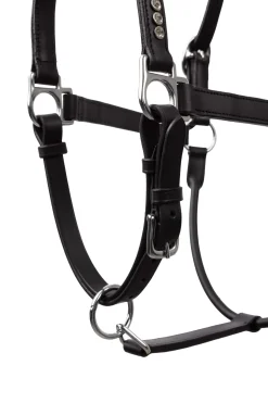 Fashion Halter with Crystals Leather Headcollars