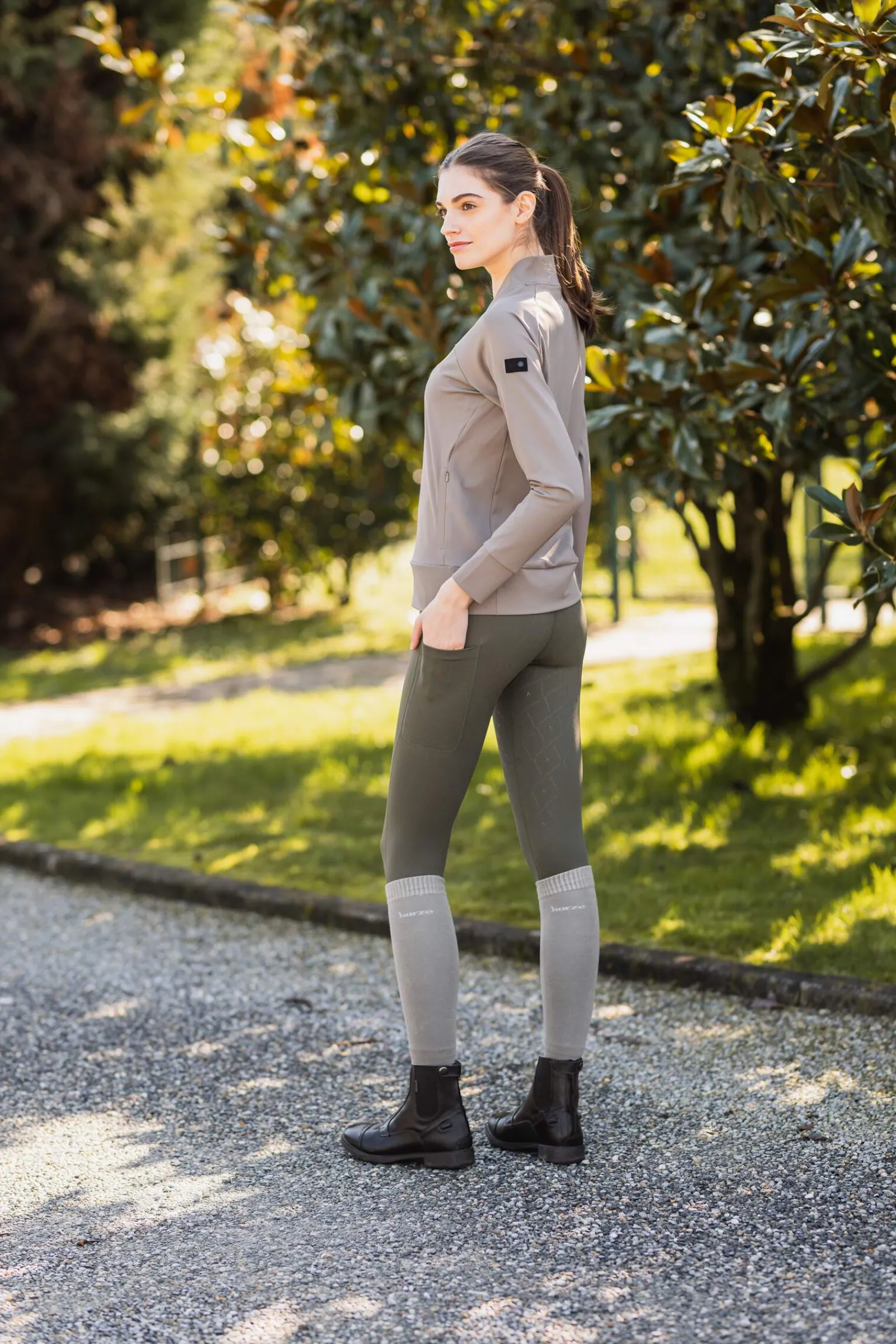 Hot Janine Women Riding Tights