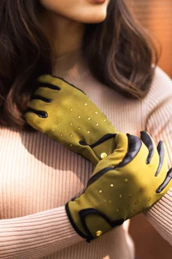 New Joana Winter Riding Gloves with Rhinestones Riding Gloves For Winter