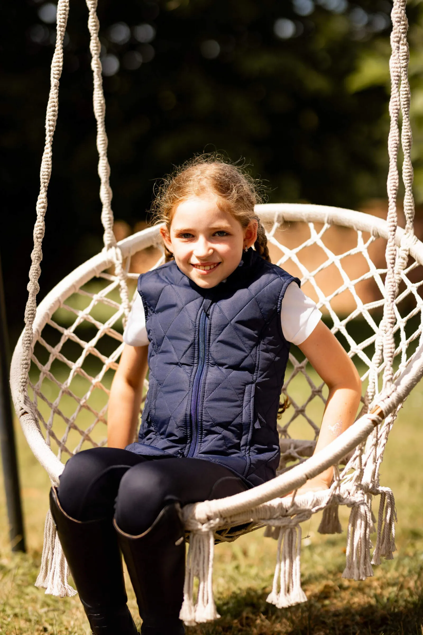 New Kids Classic Quilted Riding Vest Kids Riding Jackets & Gilets