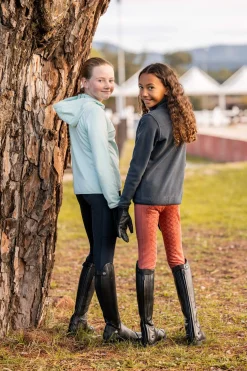 Discount Leighton Teens Silicone Full Grip Riding Tights with Warm Lining Kids Riding Tights