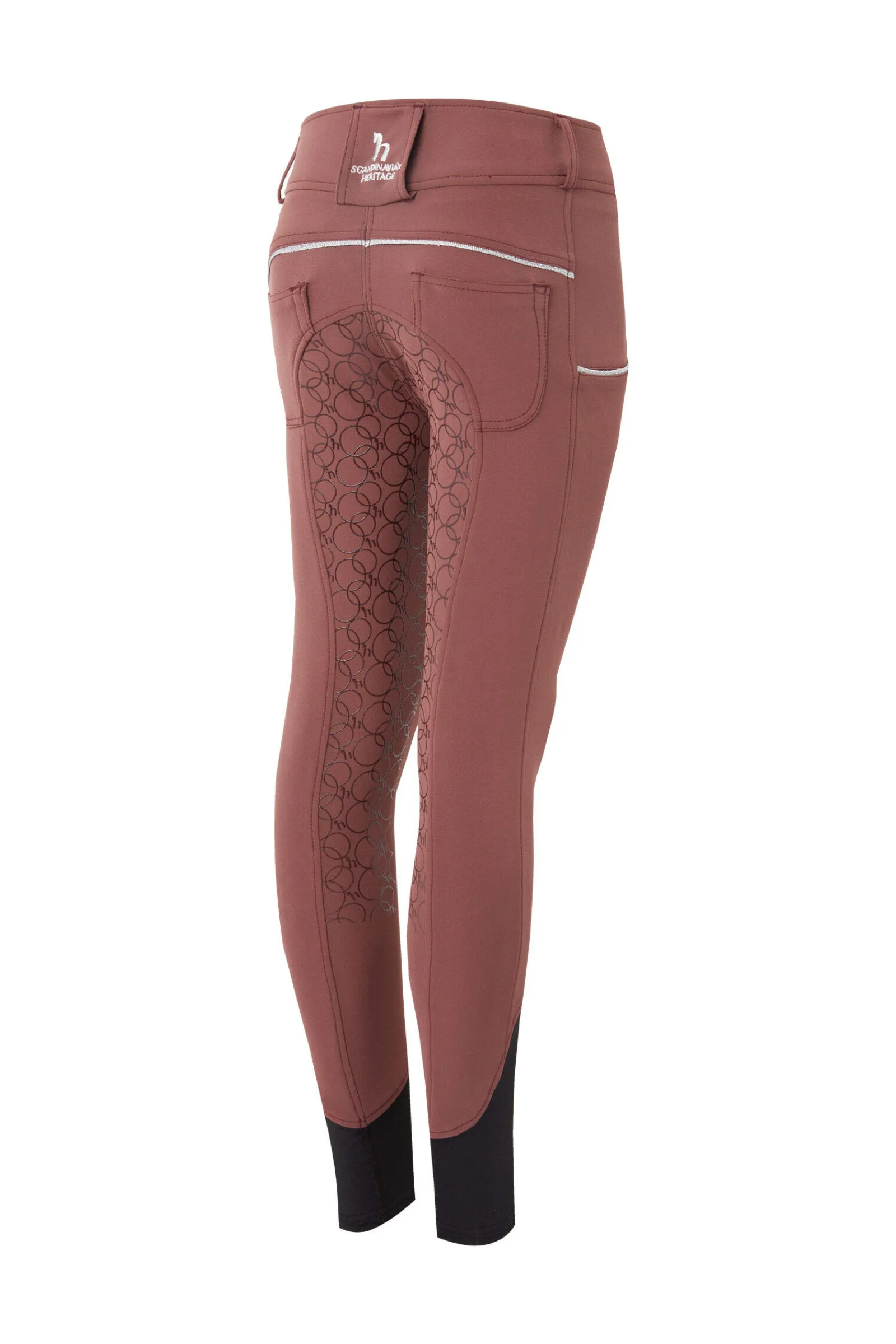 Outlet Leighton Teens Silicone Full Grip Breeches with Phone Pocket Kids Jodhpurs & Breeches
